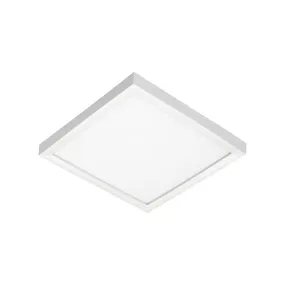 JSFSQ 5 In LED Square Disk Light 818 Lumens Selectable CCT 120V White Finish