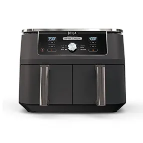 kitchelat DZ401 Foodi 10 Quart 6-in-1 DualZone XL 2-Basket Air Fryer