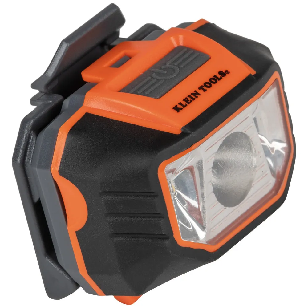 Klein 60107 Hard Hat, Non-vented, Cap Style with Headlamp