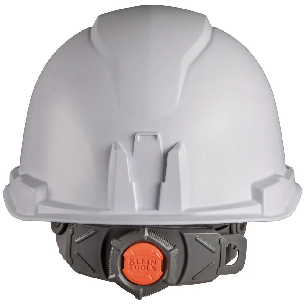 Klein 60107 Hard Hat, Non-vented, Cap Style with Headlamp