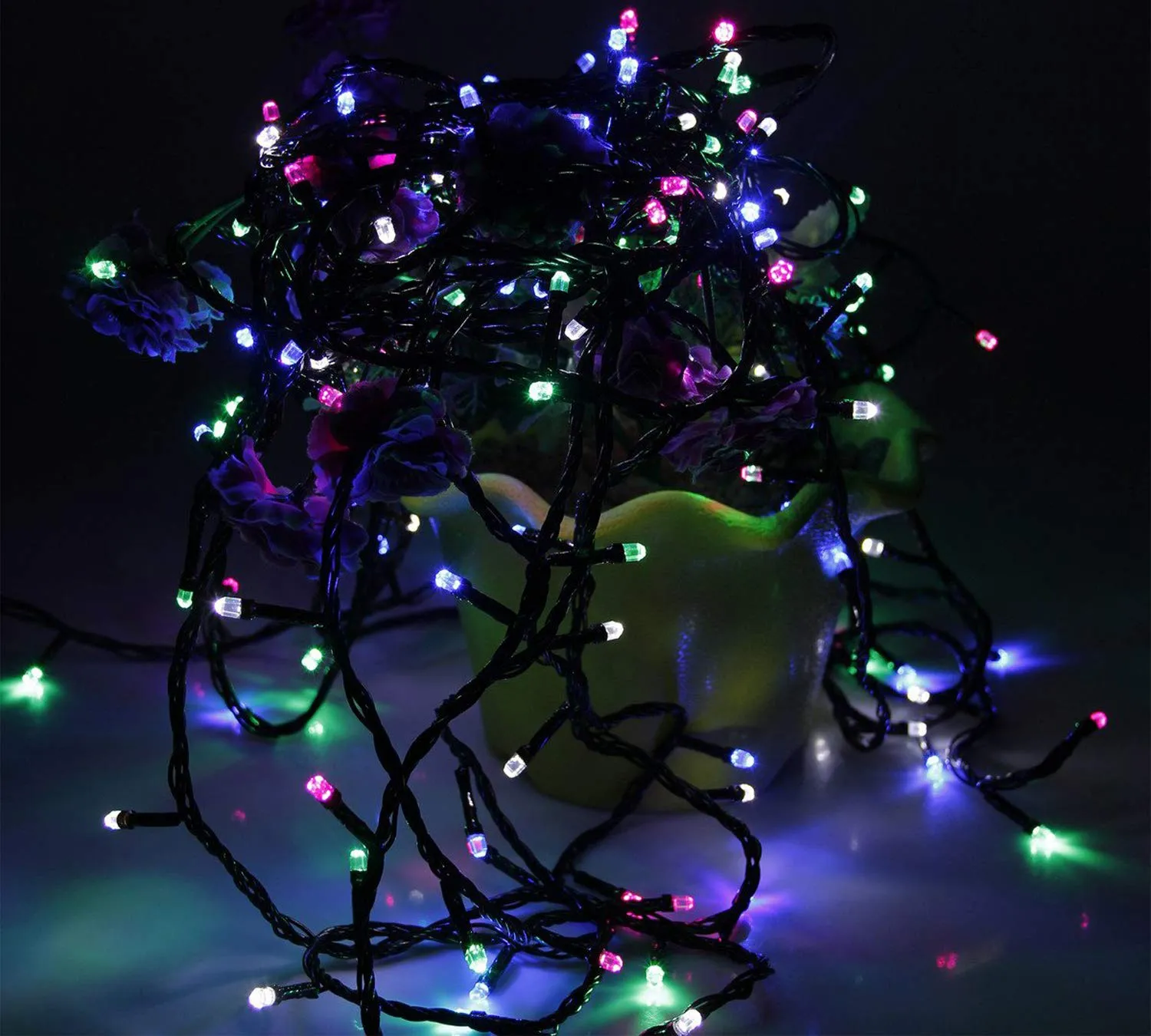 Kuber Industries 3 Pieces 10 Meter Diamond LED's Waterproof Fairy Decorative String Light - Red Green Blue - Decoration Indoor/Outdoor for Party Wedding Diwali -CTKTC22986