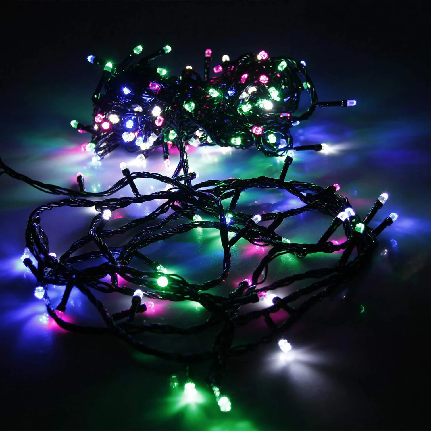 Kuber Industries 3 Pieces 10 Meter Diamond LED's Waterproof Fairy Decorative String Light - Red Green Blue - Decoration Indoor/Outdoor for Party Wedding Diwali -CTKTC22986