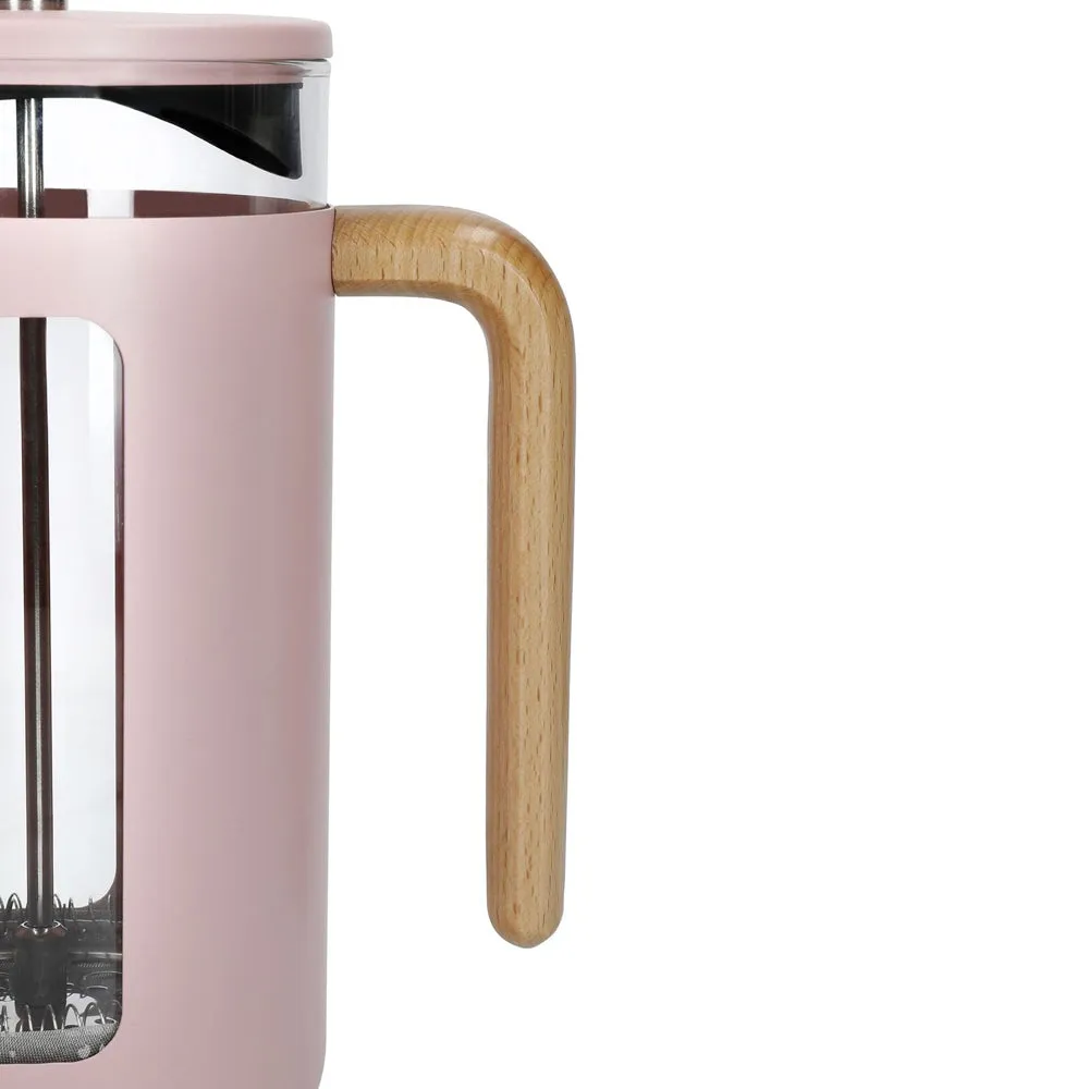 La Cafetiere Pisa 8-Cup 1L Stainless Steel/Glass Coffee French Press (Pink)