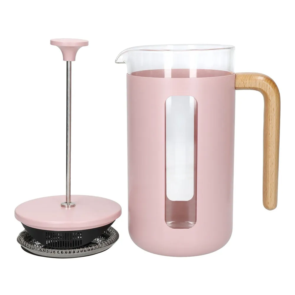 La Cafetiere Pisa 8-Cup 1L Stainless Steel/Glass Coffee French Press (Pink)