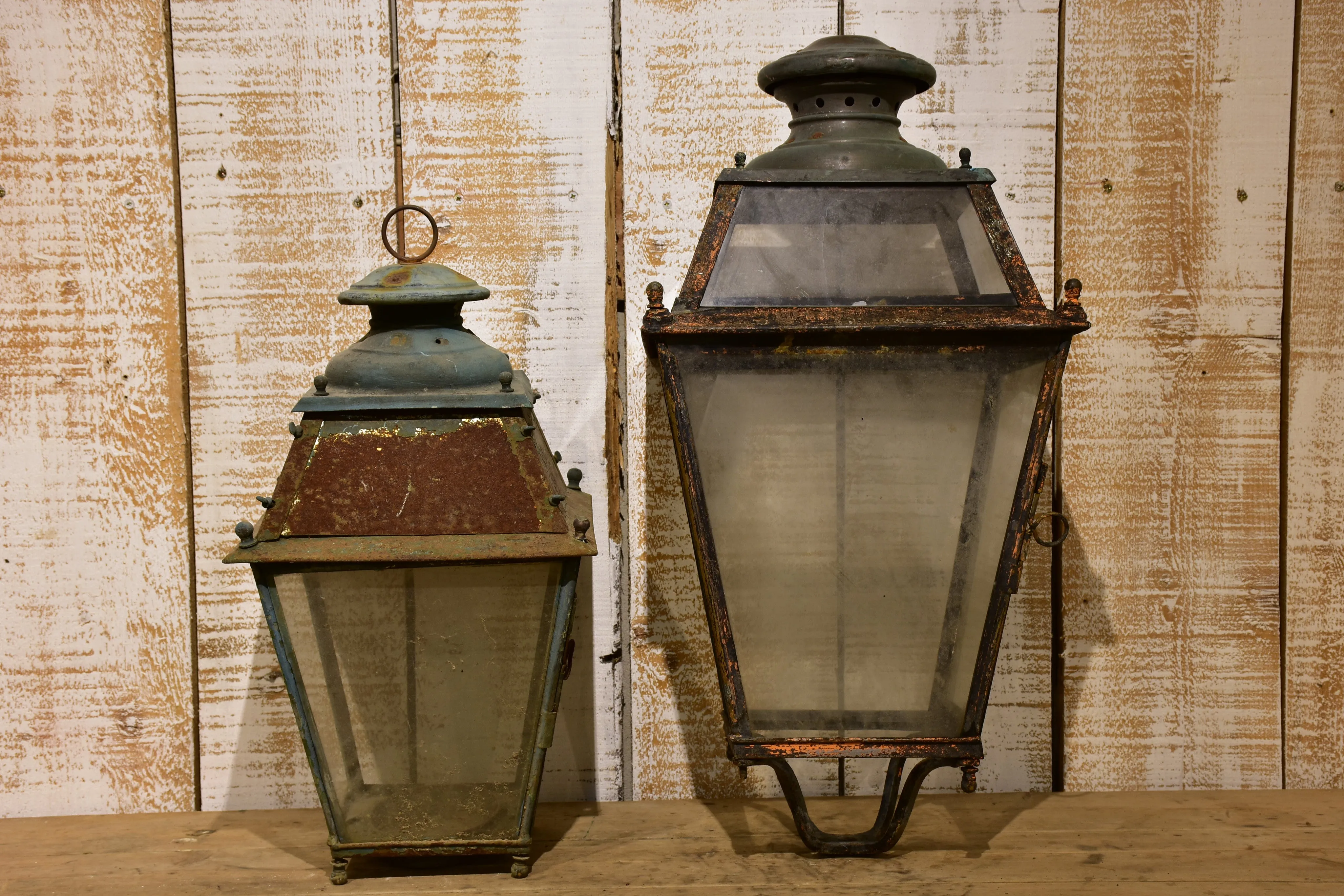 Large antique French lantern