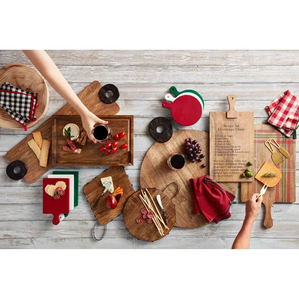 Large Round Two Tone Cutting Board