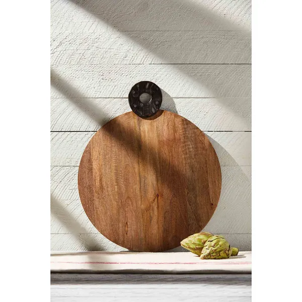 Large Round Two Tone Cutting Board