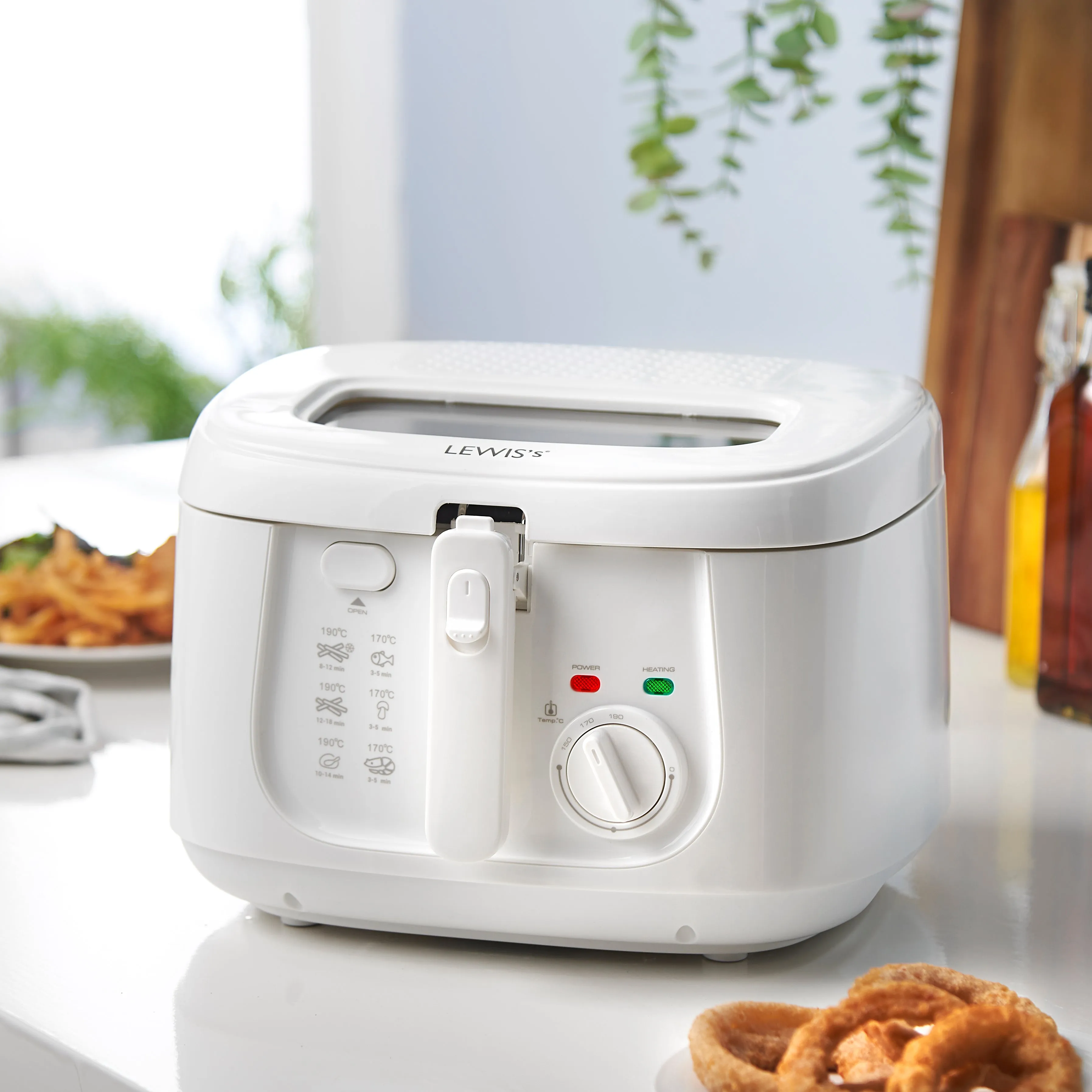 Lewis's Deep Fat Fryer 2.5L - White