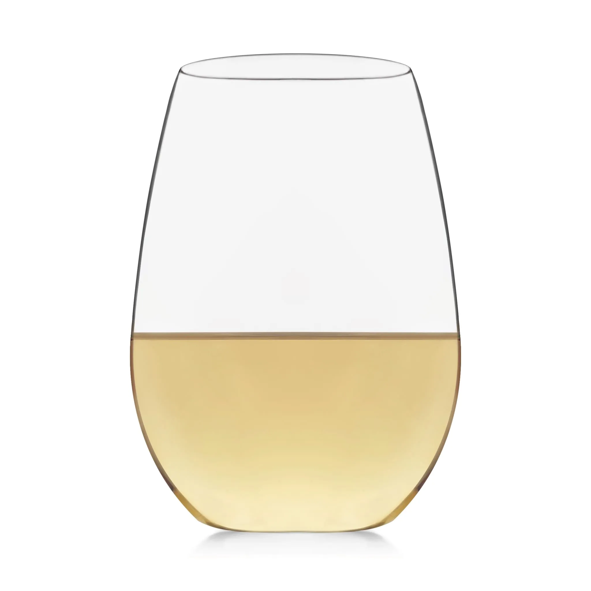 Libbey Signature Kentfield Stemless White Wine Glasses, 21 ounce, Set of 4