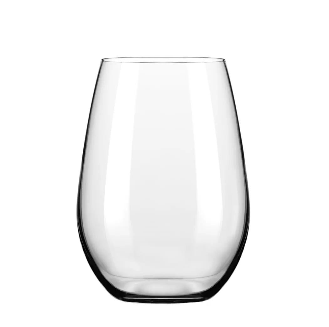 Libbey Signature Kentfield Stemless White Wine Glasses, 21 ounce, Set of 4