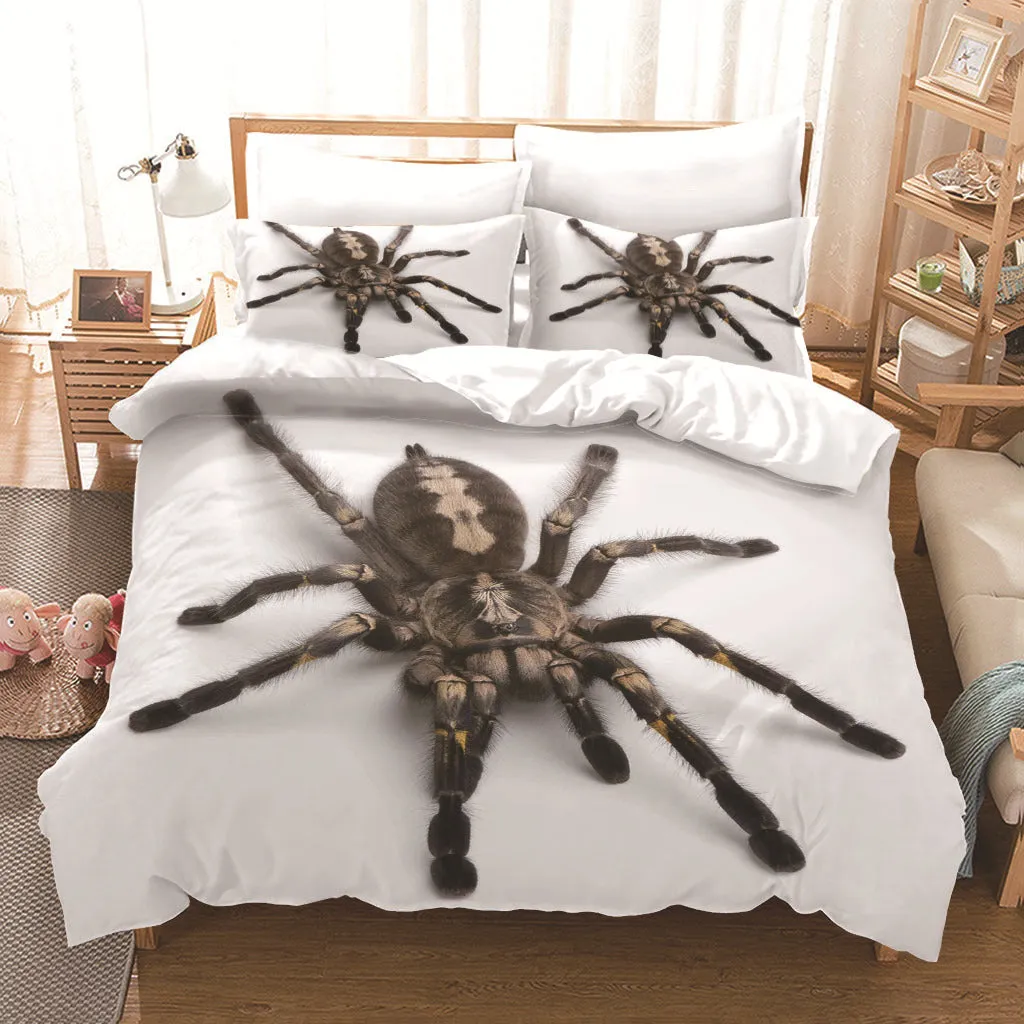 Little Spider Cross Duvet Cover Three Piece Set