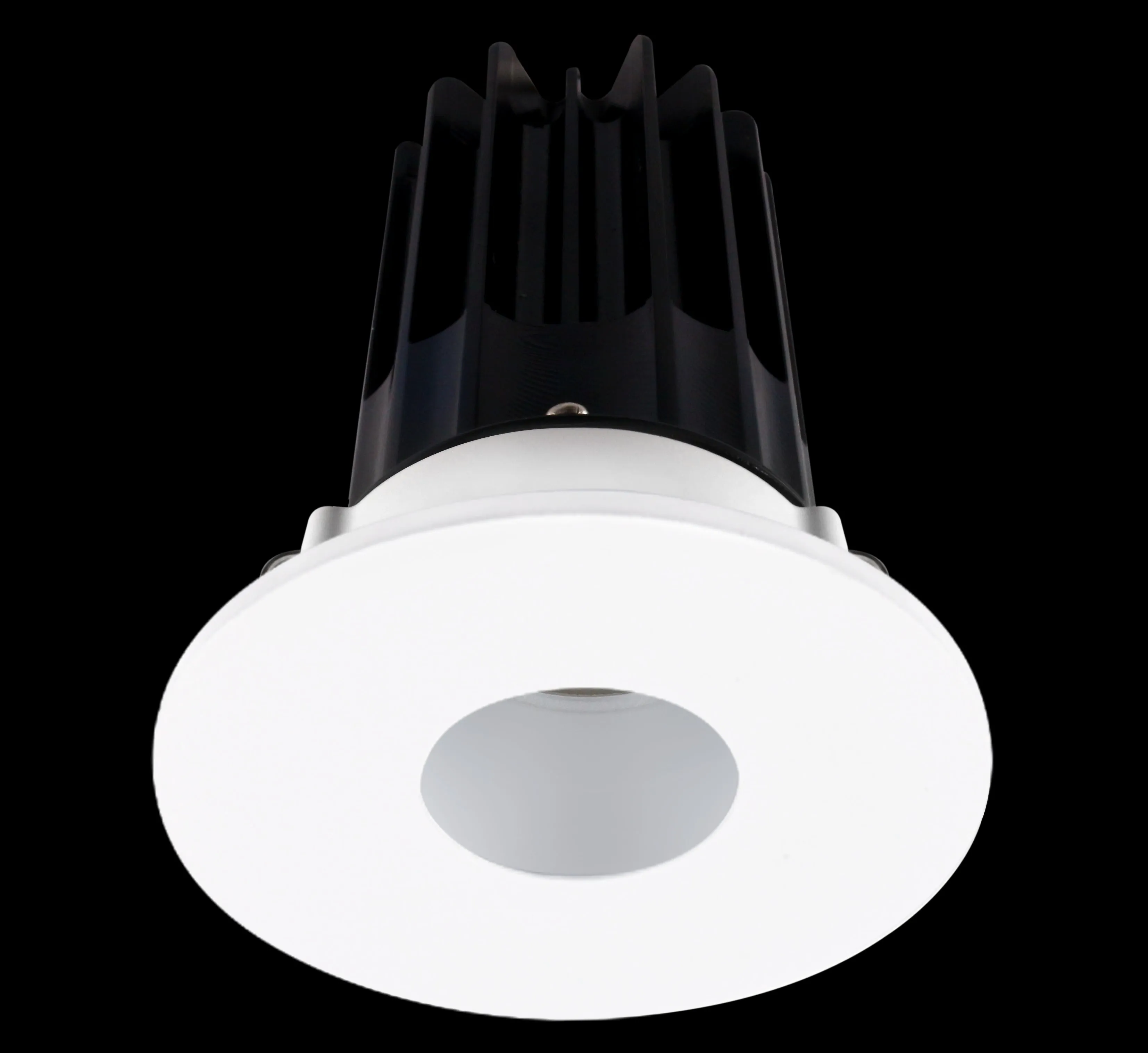 Lotus LED-2-S15W-5CCT-2RRAK-2RPH-24D 2 Inch Round Recessed LED 15 Watt Designer Series - 5CCT Selectable - 1000 Lumen - 24 Degree Beam Spread - Alzak Reflector - Pinhole Trim