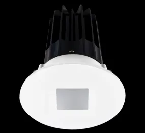 Lotus LED-2-S15W-5CCT-2RRAK-2RSH-24D 2 Inch Round Recessed LED 15 Watt Designer Series - 5CCT Selectable - 1000 Lumen - 24 Degree Beam Spread - Alzak Reflector - Square Hole Trim