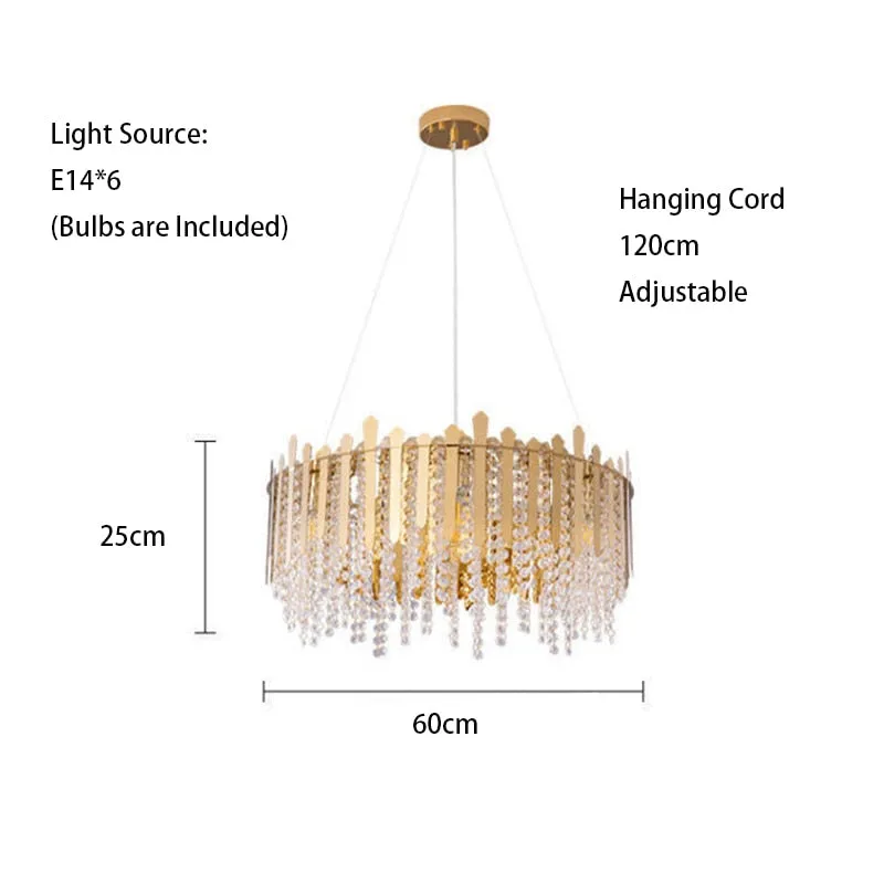 Luxury Dimmable LED Ceiling Chandeliers - Glass Gold Hanging Lamps with Remote Control for Home Decor & Dining Table Lustres