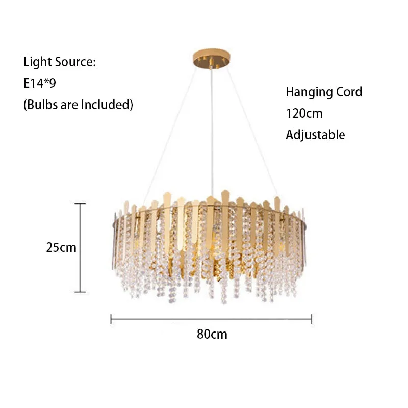 Luxury Dimmable LED Ceiling Chandeliers - Glass Gold Hanging Lamps with Remote Control for Home Decor & Dining Table Lustres