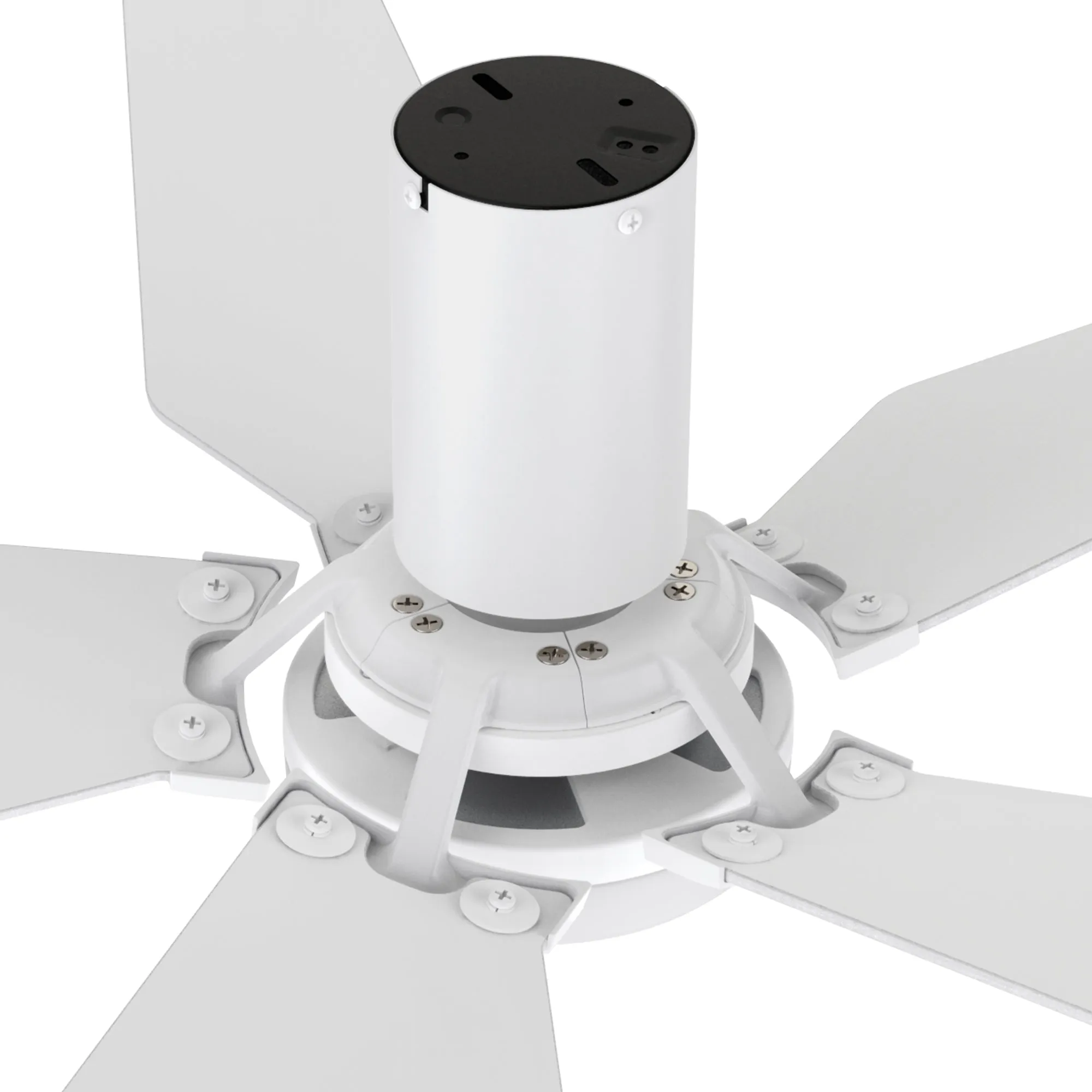 Maclean Low Profile Ceiling Fan with Light and Remote 48 inch