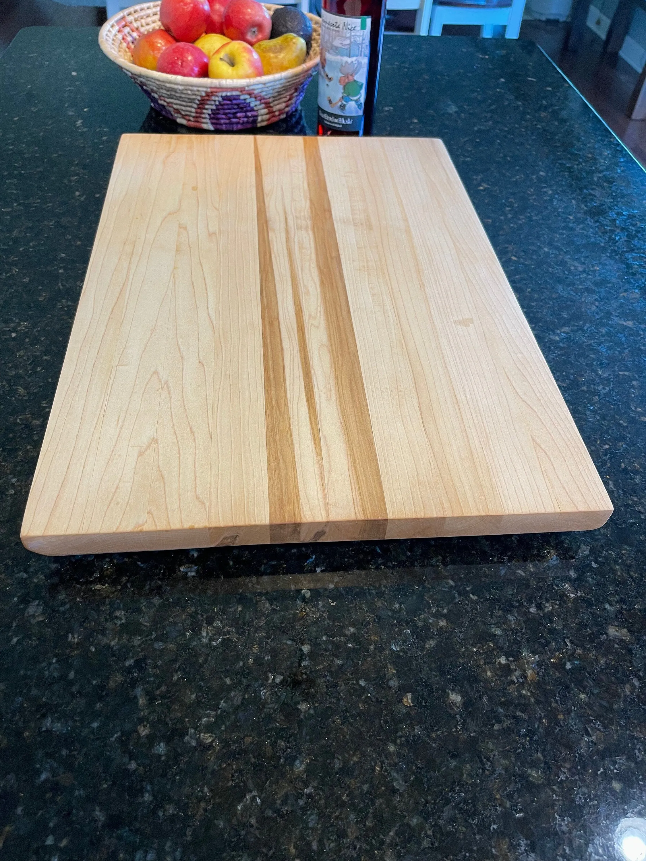 Maple Handcrafted Cutting Board, Butcher Block, Serving Tray, Charcuterie Board, Thick Cutting Board