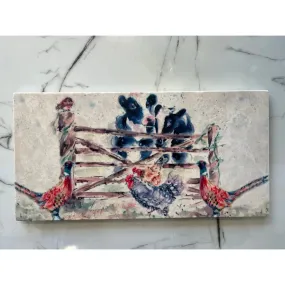 Marble Large Sharing Trivet 20 x 40cm - Cow And Gate