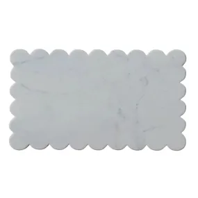 Marble Scallop Cutting Board