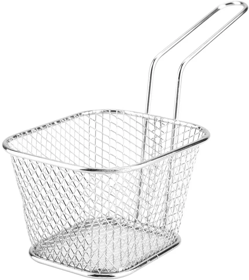 MINI FRYER SNACK STORAGE BASKET STRAINER