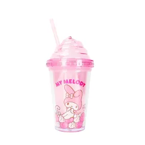 Miniso Sanrio Characters Plastic Water Bottle (320mL)(Pink)