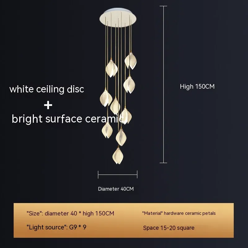 Modern Contemporary Luxury Lily Chandelier