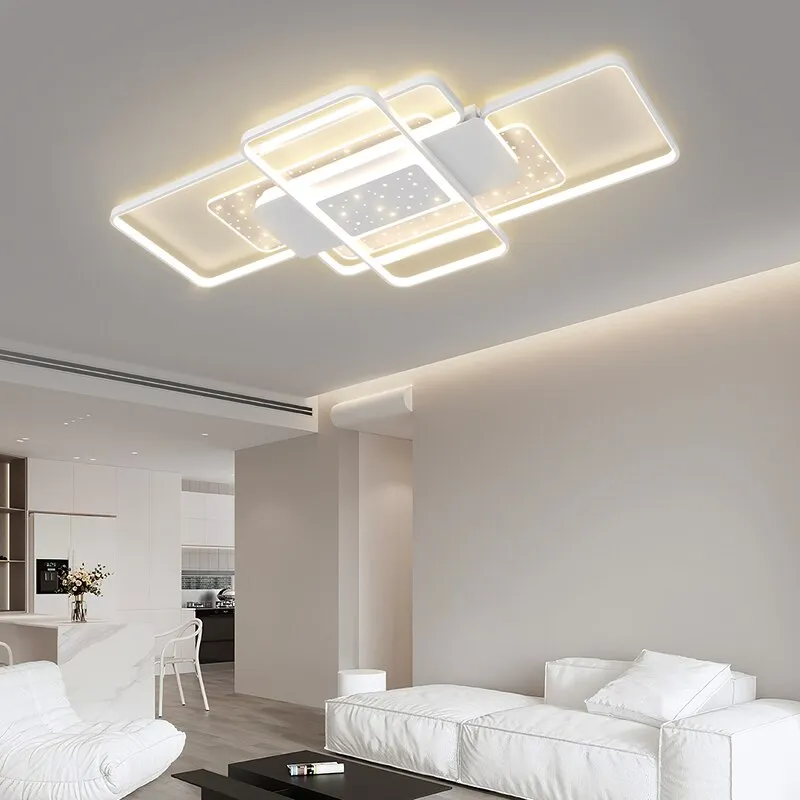 Modern Minimalist Whole House Combination Chandeliers Living Room Bedroom Ceiling Lamp Creative Led Atmospheric Pendent Lights