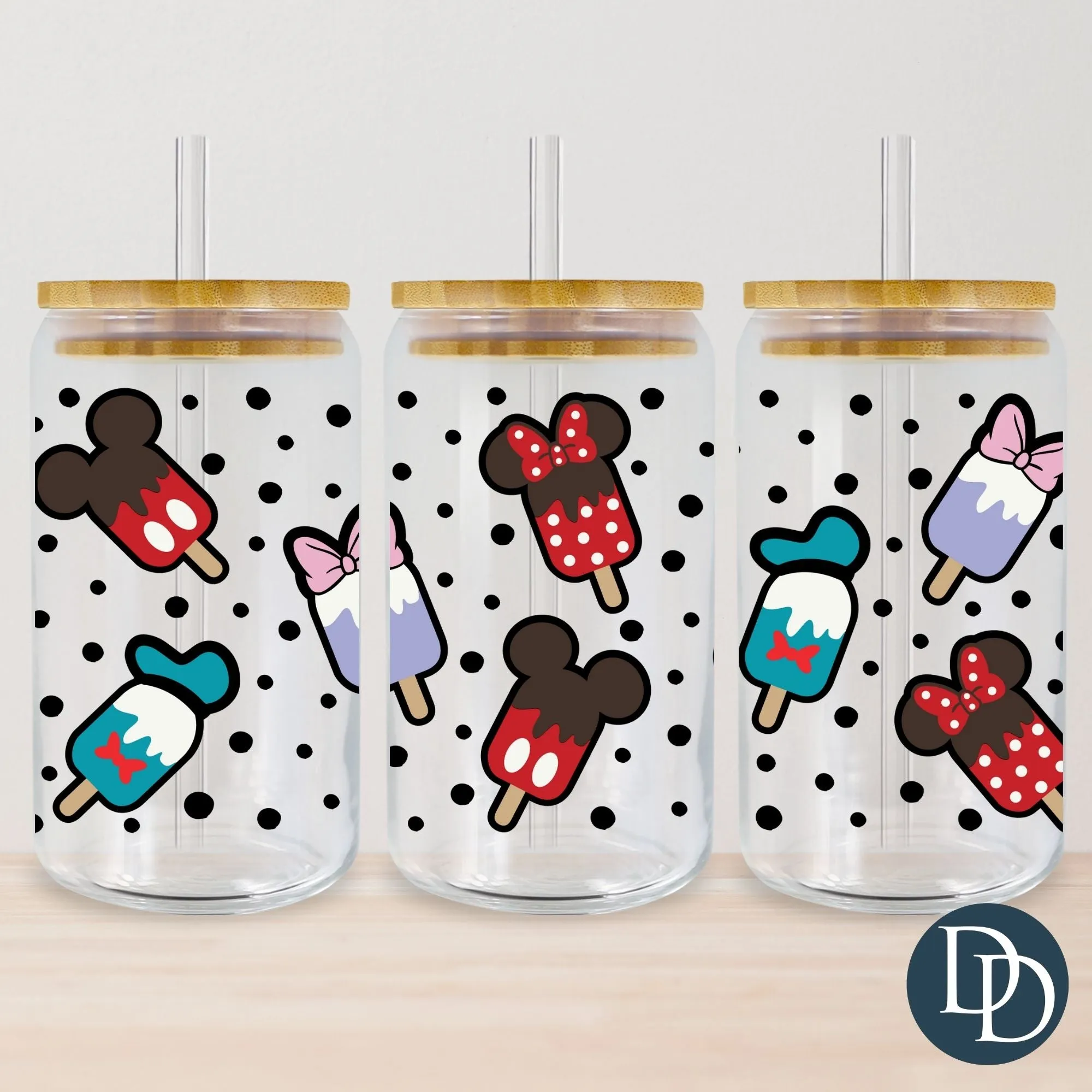 Mouse Popsicles UV DTF Cup Wrap