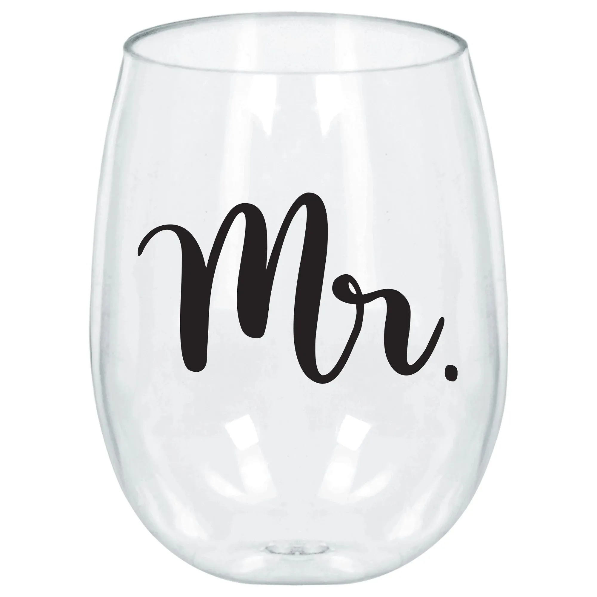 Mr. Stemless Wine Glass | 1ct