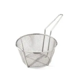 Nella 10.5"x 6" Round Wire Fry Basket 4 Mesh with 9″ Handle - 80385