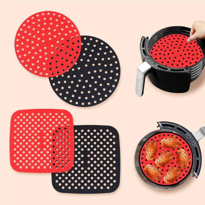 Non-Stick Silicone Air Fryer Basket Mats