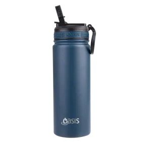 Oasis Challenger Insulated 550ml Drink Bottle - Navy