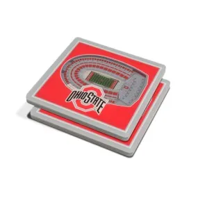 Ohio State Buckeyes Ohio Stadium 3D Coaster Set