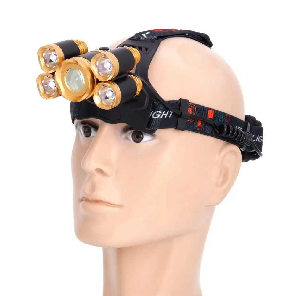 Outdoor 3.7V 2400LM Flexible Zoom Highlight Headlamp-Outdoor Headlamp