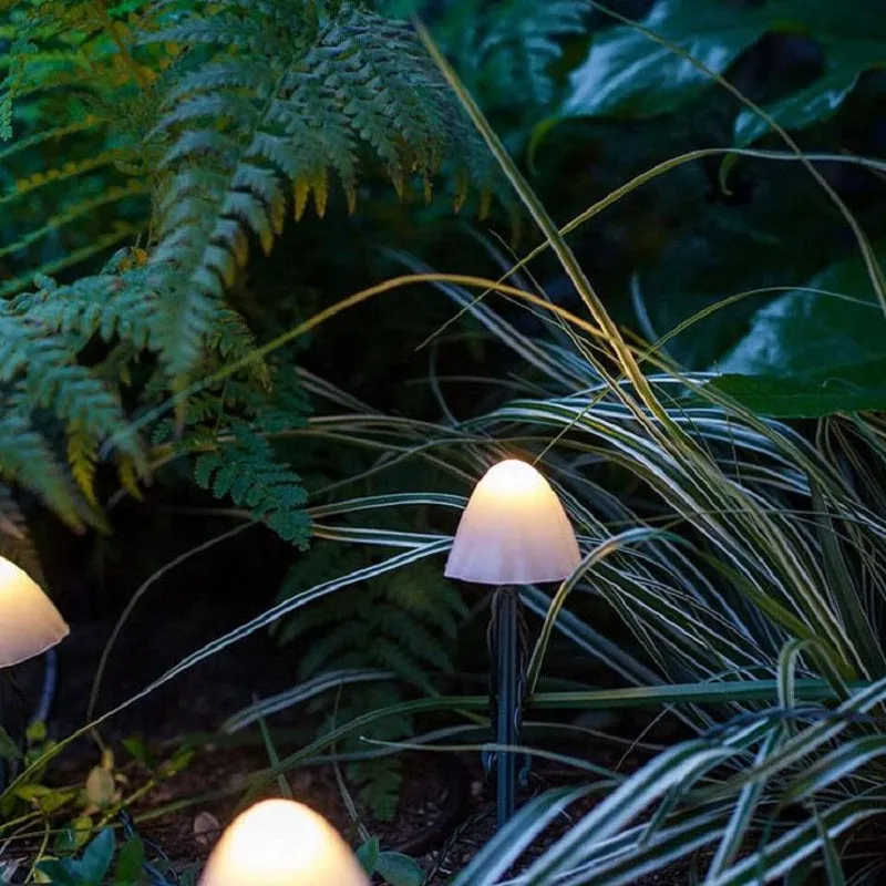 Outdoor Solar LED Mushroom Lights Patio String Lights