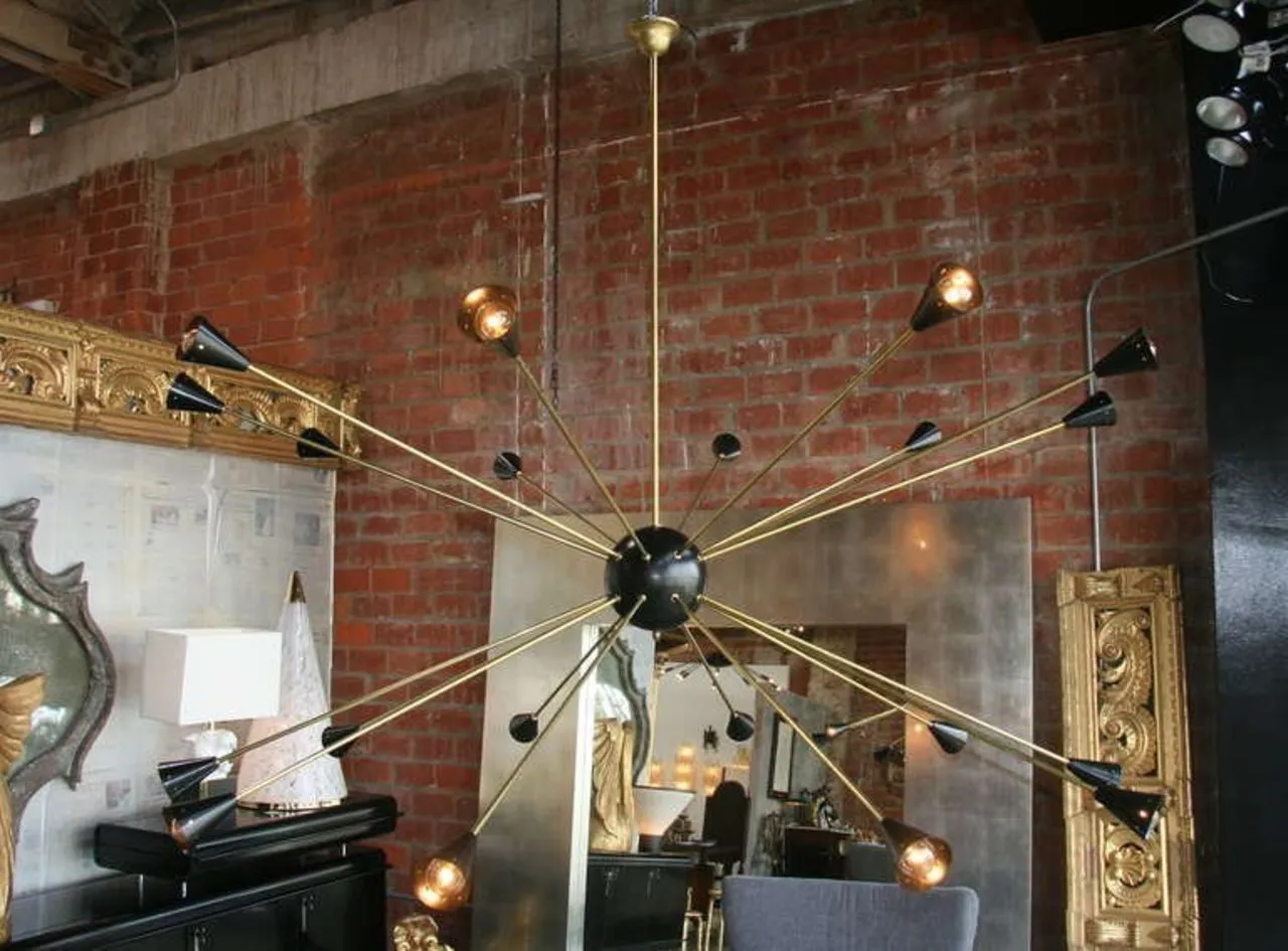 Oversized Italian Sputnik Light