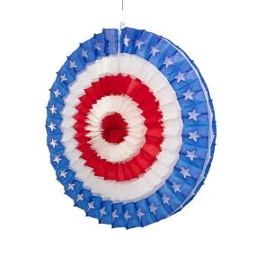 Patriotic Star Fan Decor