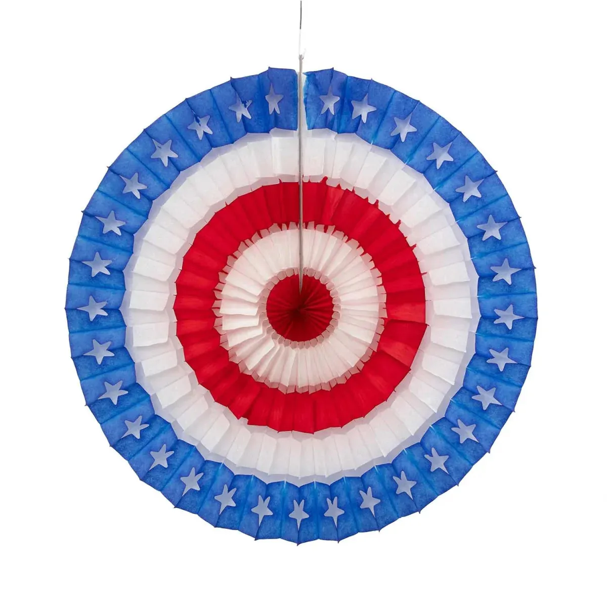 Patriotic Star Fan Decor