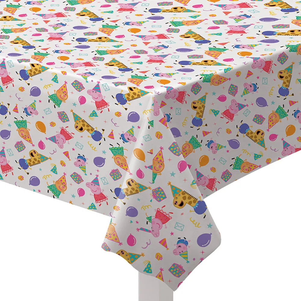 Peppa Pig Paper Tablecover - 1.8m x 1.2m