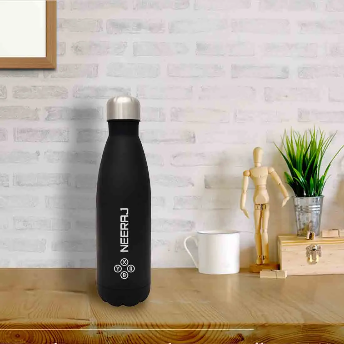 Personalised Drink Bottles Leak Proof Double Insulated Bottle for Office Use  500 ml