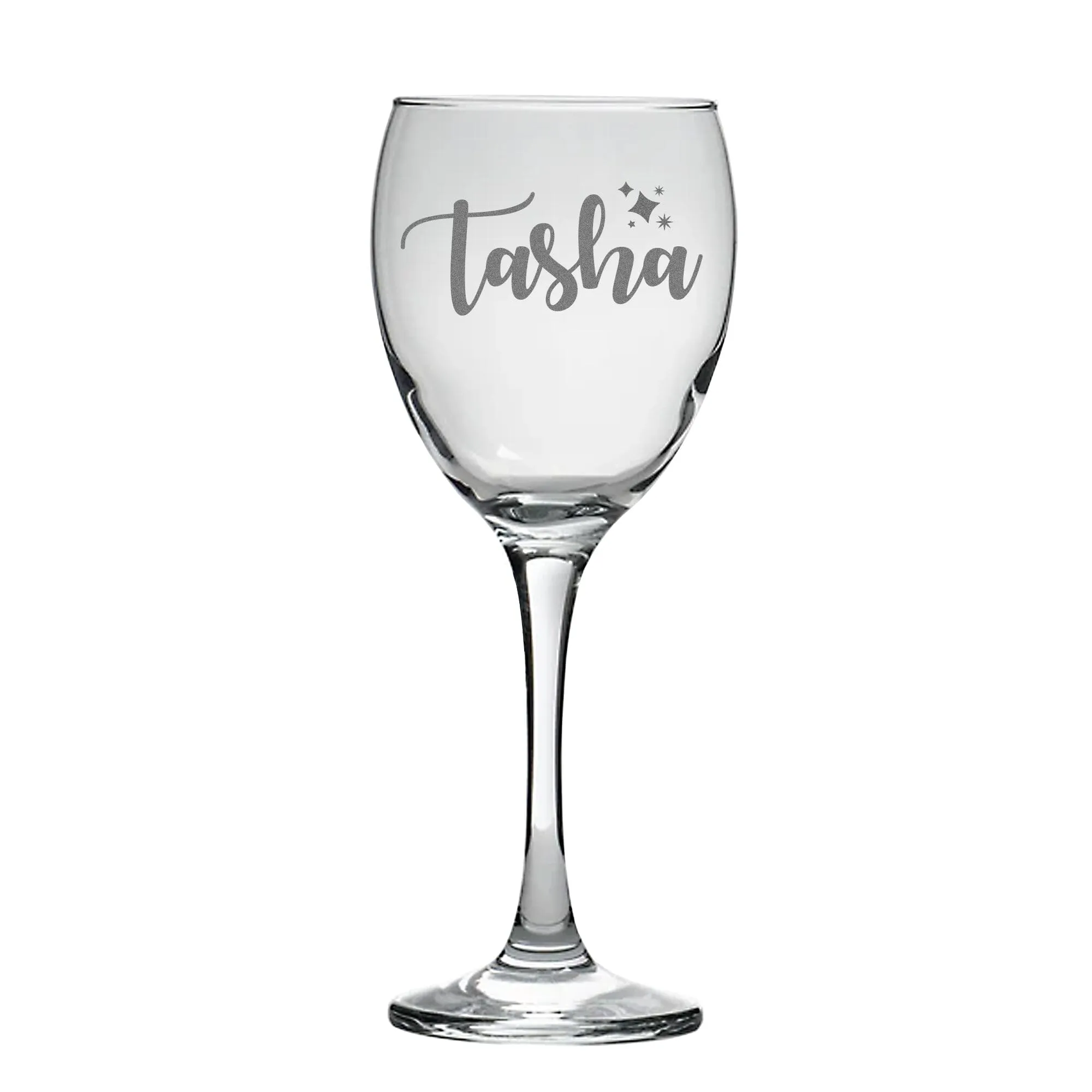 Personalised Stars Wine Glass