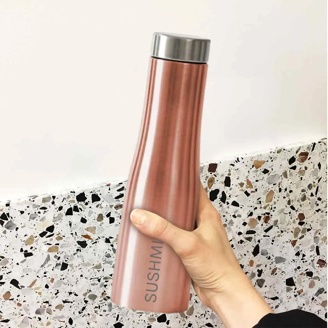 Personalized Bottles for Office Home Cafes Restaurants-Rose Gold 750ml