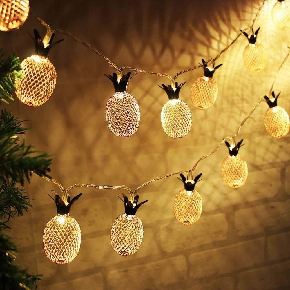 Pineapple String Lights 10 LED Garland