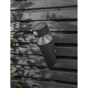 Putney Solar Torch Wall Light | Black