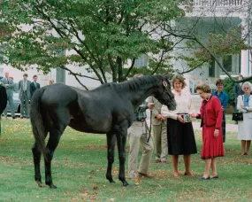 Queen Elizabeth II with Round Table