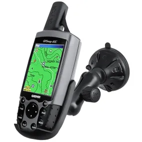 RAM® Twist-Lock™ Low-Profile Suction Mount for Garmin GPS 60   More