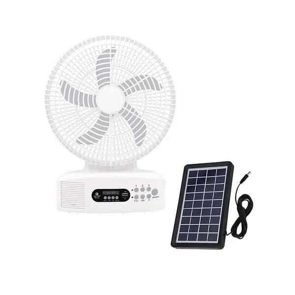 Rechargeable Solar Powered Fan Q-312