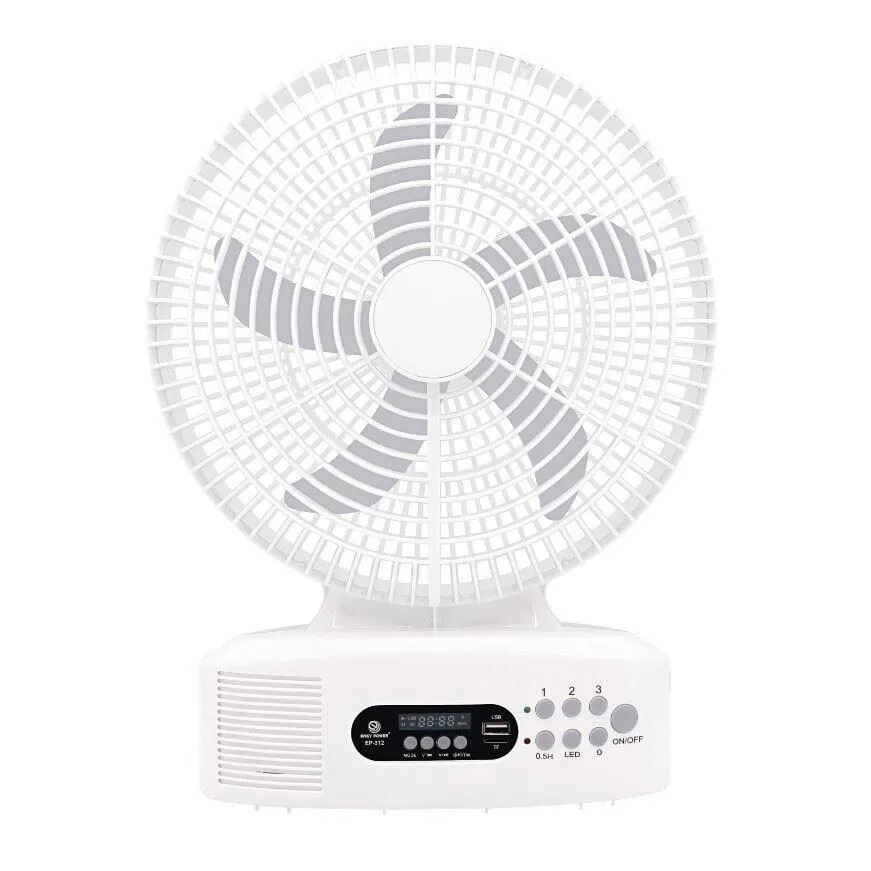 Rechargeable Solar Powered Fan Q-312