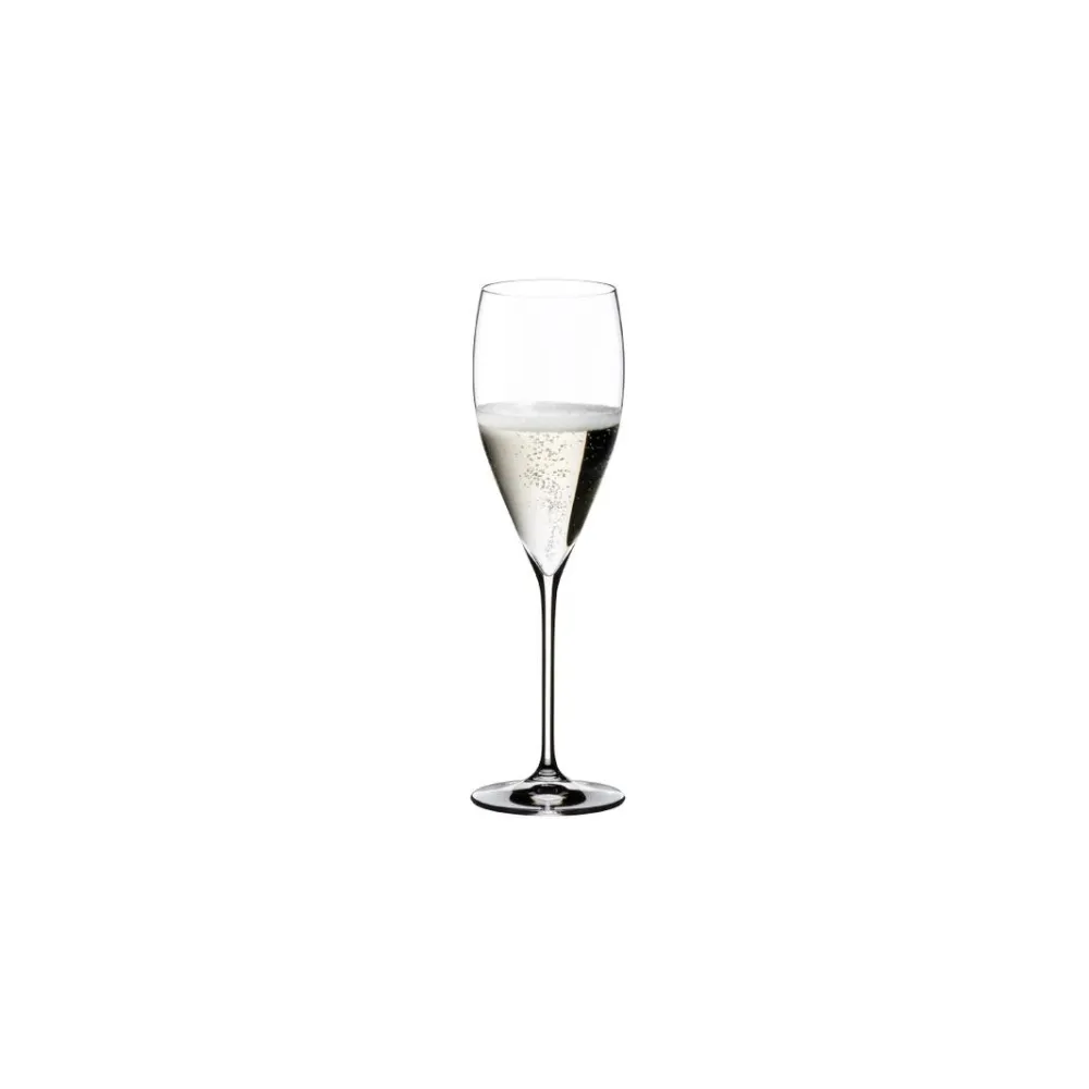 Riedel Vinum 4-Piece Crystal Champagne Glass Set, 12 Oz