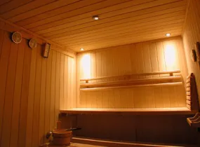 Sauna Chrome White LED Recessed Light Kit